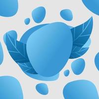 vector illustration of leaf background with blank space and gradation