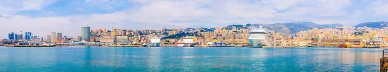 HDR View of Genoa photo