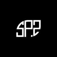 . SPZ letter design.SPZ letter logo design on black background. SPZ creative initials letter logo concept. SPZ letter design.SPZ letter logo design on black background. S vector
