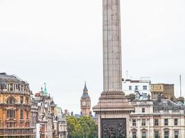 hdr trafalgar square en londres foto