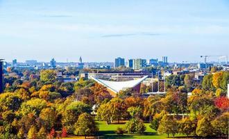 HDR Aerial view of Berlin photo