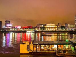 HDR River Thames South Bank, London photo