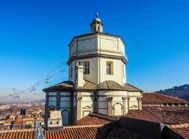 HDR Monte Cappuccini church in Turin photo