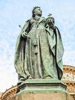 estatua de la reina victoria hdr foto