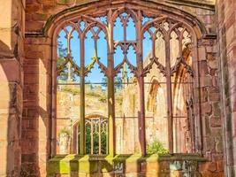 HDR Coventry Cathedral ruins photo