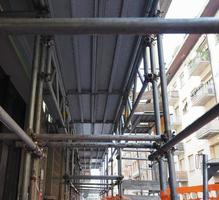scaffolding for construction work photo