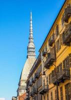 hdr mole antonelliana en turín foto