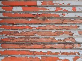 grey red rolling shutter metal texture background photo