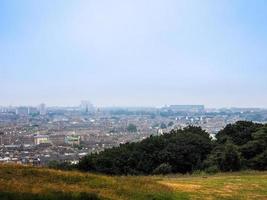 HDR Aerial view of Edinburgh from Calton Hill photo