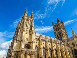 HDR Cathedral in Canterbury, UK photo