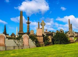 HDR Glasgow cemetery necropolis photo