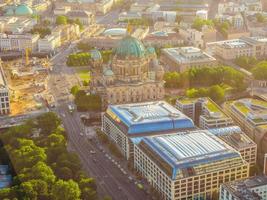 HDR Aerial view of Berlin photo