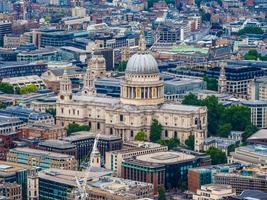 HDR Aerial view of London photo