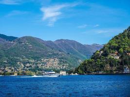 HDR View of Lake Como photo
