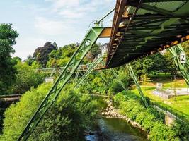 hdr wuppertaler schwebebahn wuppertal tren de suspensión foto