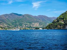 HDR View of Lake Como photo