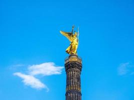 estatua del ángel hdr en berlín foto