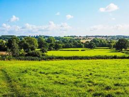 hdr vista de tanworth en arden foto