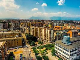 HDR Aerial view of Turin photo