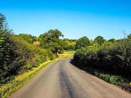 hdr vista de tanworth en arden foto