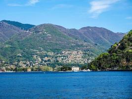 HDR View of Lake Como photo