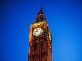 hdr big ben en londres foto