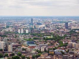 HDR Aerial view of London photo