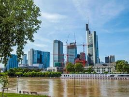 hdr vista de frankfurt, alemania foto