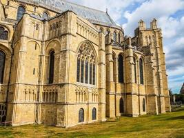 HDR Cathedral in Canterbury, UK photo