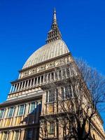 hdr mole antonelliana en turín foto