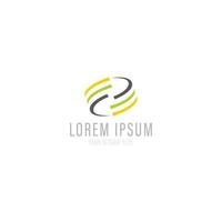 Vector logo design template for business. Technology innovation sign.