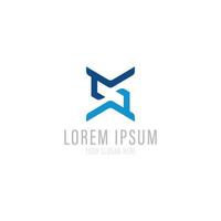 Vector logo design template for business. Technology innovation sign.