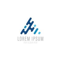 Vector logo design template for business. Technology innovation sign.