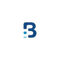 Letter B logo design. Vector sign.