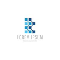 Vector logo design template for business. Technology innovation sign.