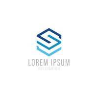 Vector logo design template for business. Technology innovation sign.