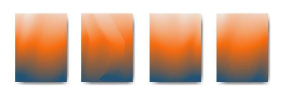 collection of colorful gradient background cover flyers are used for backgrounds, posters, banners vector