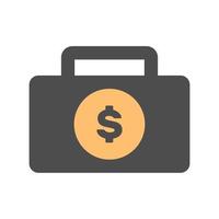 Money box with dollar icon in minimal cartoon style vector