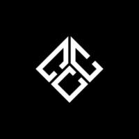 CCC letter logo design on black background. CCC creative initials letter logo concept. CCC letter design. vector