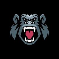 Gorilla Angry Logo Templates vector
