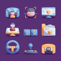 Virtual Reality Icon Set