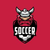Soccer Team Viking Logo Design