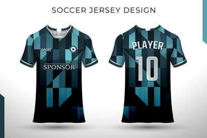 Sports jersey and t-shirt template sports jersey design vector mockup. Sports design for football, racing, gaming jersey. Vector.