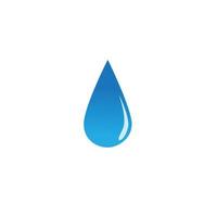 icono de gota de agua azul sin fondo vector