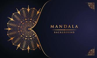 diseño de plantilla de fondo de mandala ornamental profesional creativo vector