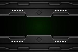 abstract metal carbon texture modern and edge lines chromium on green black. design futuristic technology background. vector illustration