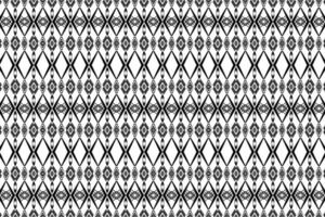 geometric design pattern fabric ethnic oriental traditional abstract black and white. for embroidery style, curtain, background, carpet, wallpaper, cloth, wrapping, batik, fabric,Vector illustration. vector