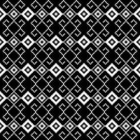 Seamless pattern with simple geometric design design with black and white color. vector