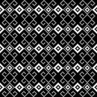 Seamless pattern with simple geometric design design with black and white color. vector