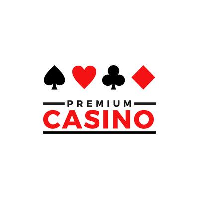 vector graphic logo of casino. gambling sign roulette, cards, dice. illustration gaming chips symbol . 777 gamble game